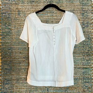Madewell White Blouse